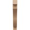 Ekena Millwork 3-inch W x 16-inch D x 22-inch H Copenhagen Rough Cedar Woodgrain TimberThane Knee Brace, Primed BRCUR03X16X22CHGRCPR - alternate 3